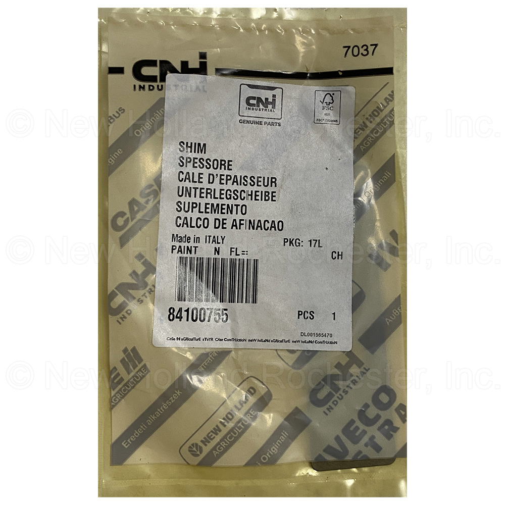 New Holland Shim Part # 84100755 - Image 2