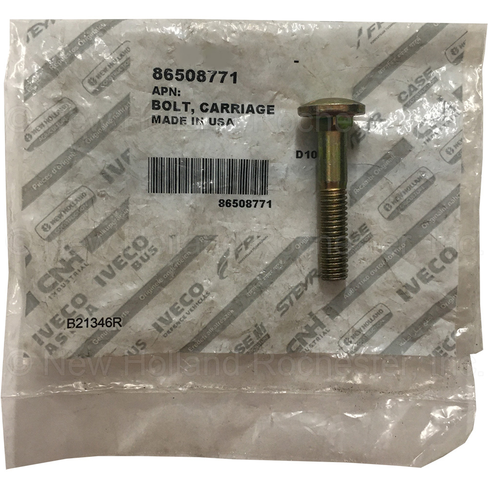 New Holland Carriage Bolt Part # 86508771