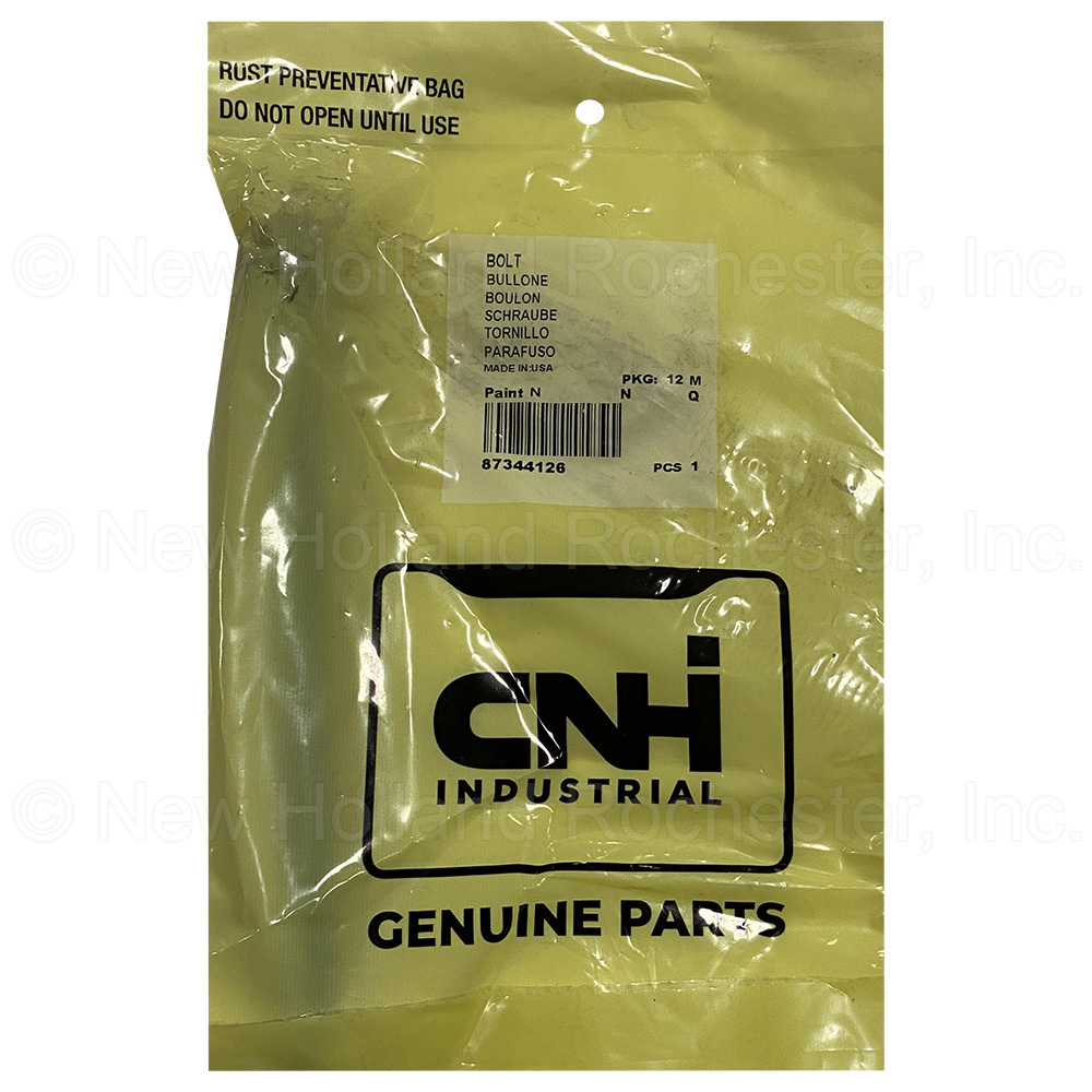 New Holland Bolt Part # 87344126 - Image 2