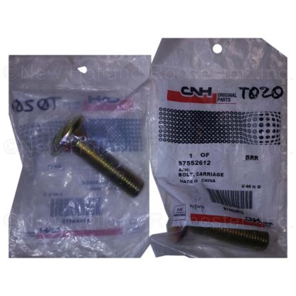 New Holland Carriage Bolt Part # 87552612