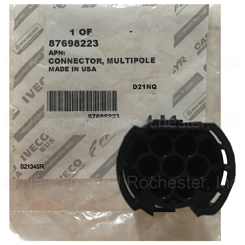 New Holland Connector Part # 87698223 - Image 3