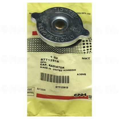 New Holland Radiator Cap Part # 87712918