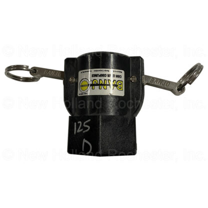 Banjo 1" Female Coupler X 1-1/4" Female Thread Poly Cam Lever Coupling Part # 125D