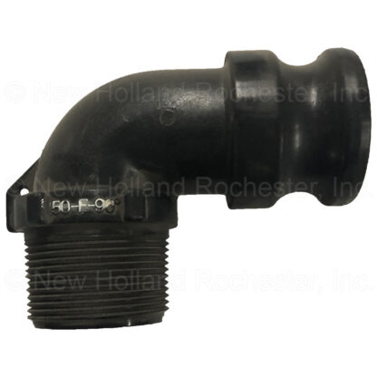 Banjo 1-1/2" 90-Deg Male Adapter X 1-1/2" Male Thread Poly Cam Lever Coupling Part # 150F90