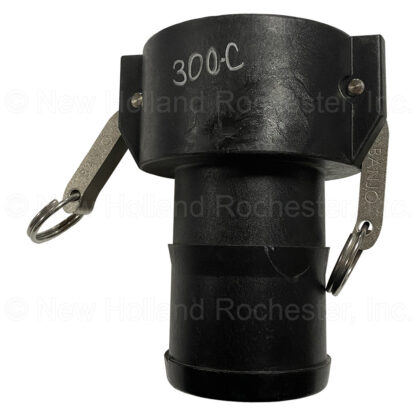 Banjo 3" Female Coupler X 3" Hose Shank Poly Cam Lever Coupling Part # 300C