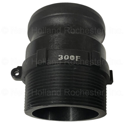 Banjo 3" Male Adapter X 3" Male Thread Poly Cam Lever Coupling Part # 300F