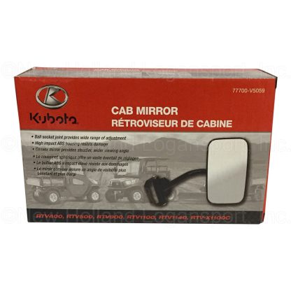 Kubota External Cab Standard Mirror Kit Part # 77700-V5059