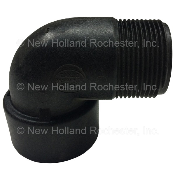 Banjo 1-1/4" 90-Deg Poly Street Elbow Part # SL125-90