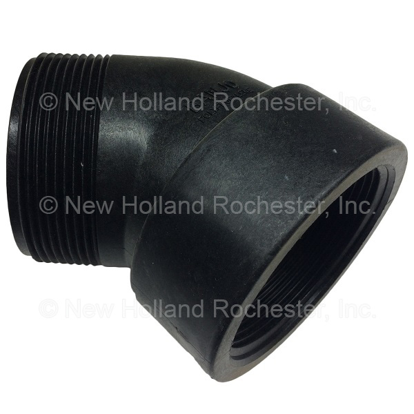 Banjo 3" 45-Deg Poly Street Elbow Part # SL300-45