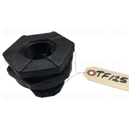 Banjo 1-1/4" Poly Bulkhead EPDM Tank Fitting Part # TF125