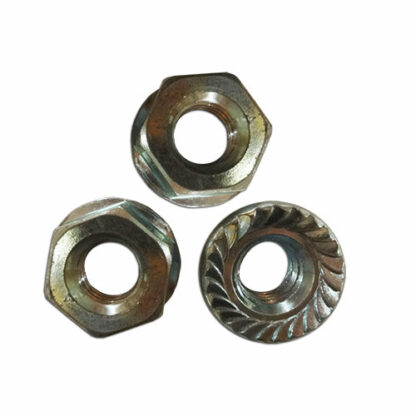 Serrated Flange Nut, M10 1.5 Pitch, Package of 3 To Fit Capello Part # WN-02202500-PKG