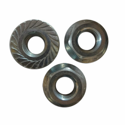 Serrated Flange Nut, M12 1.75 Pitch, Package of 3 To Fit Capello Part # WN-02206400-PKG