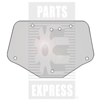 Ford New Holland Rear Glass Aftermarket Part # WN-87744542