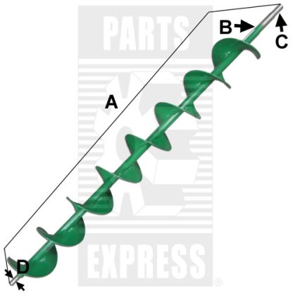 John Deere Clean Grain Auger Aftermarket Part # WN-AH162154