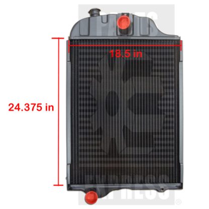 John Deere Radiator Aftermarket Part # WN-AL37566