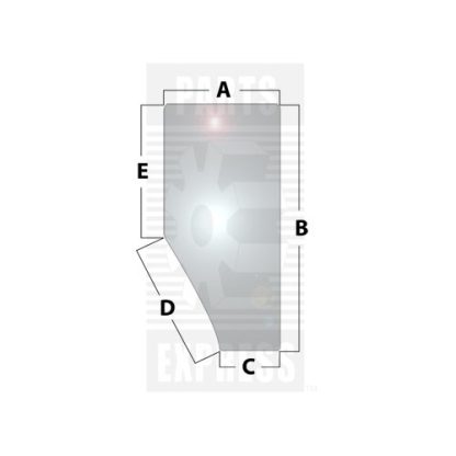 John Deere LH Glass Door Aftermarket Part # WN-L169102