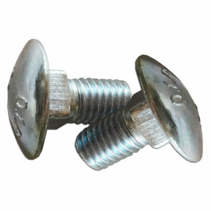 Carriage Bolt, M10 x 25mm 1.5 Pitch, Package of 2 To Fit Capello Part # WN-PMF-000029-PKG