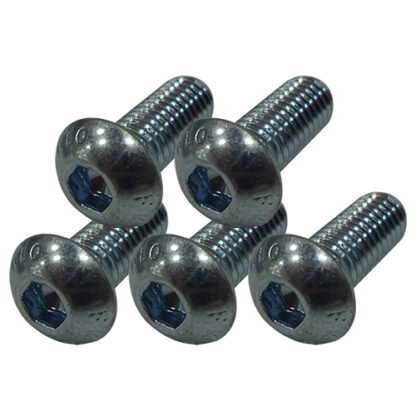Button Head Bolt, M8 x 20mm 1.25 Pitch, Pack of 5 To Fit Capello Part # WN-PMF-000266-PKG