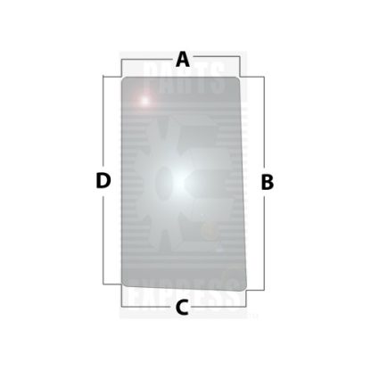 John Deere RH Side Glass Aftermarket Part # WN-R96193