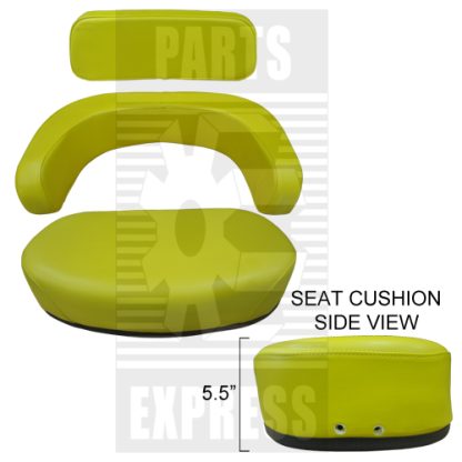 John Deere 3-Piece Seat Cushion Set Aftermarket Part # WN-TY26545