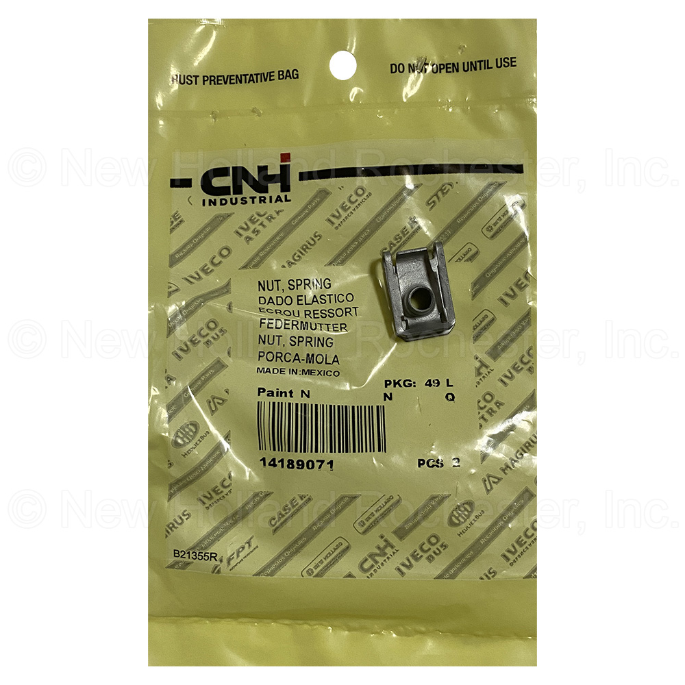 New Holland Spring Nut Part # 14189071