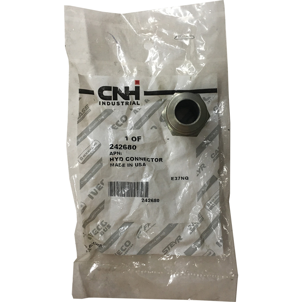 New Holland Hyd Connector Part # 242680 - Image 3
