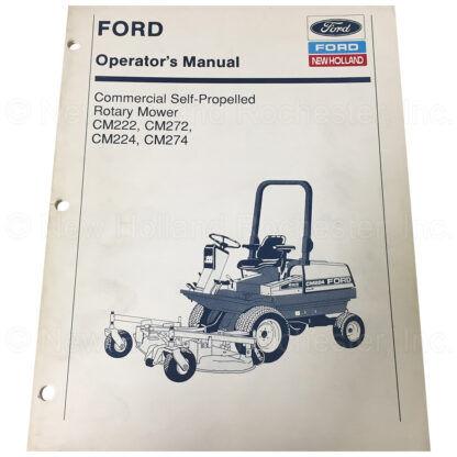 New Holland Operator's Manual Part # 42022421