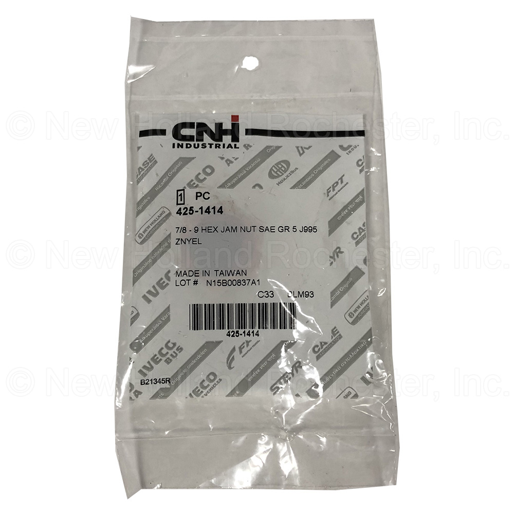 New Holland Jam Nut Part # 425-1414 - Image 3