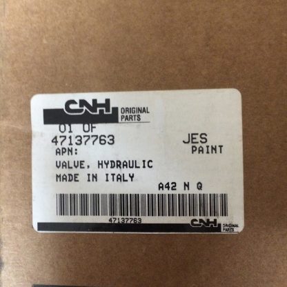 New Holland Hyd Valve Part # 47137763
