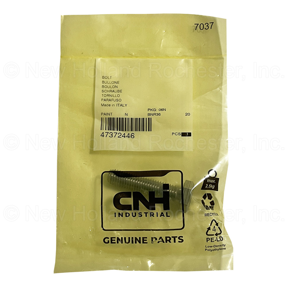 New Holland Bolt Part # 47372446 - Image 3