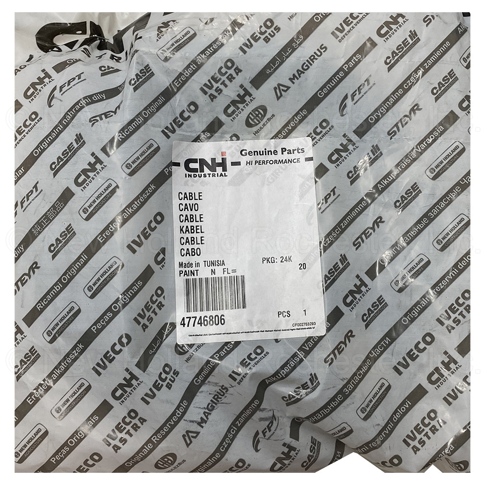 New Holland Cable Part # 47746806 - Image 2