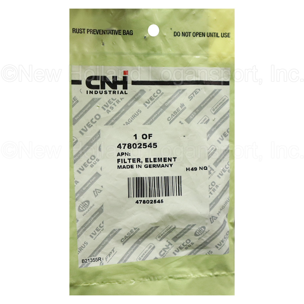 New Holland Service Kit Part # 47802545 - Image 2