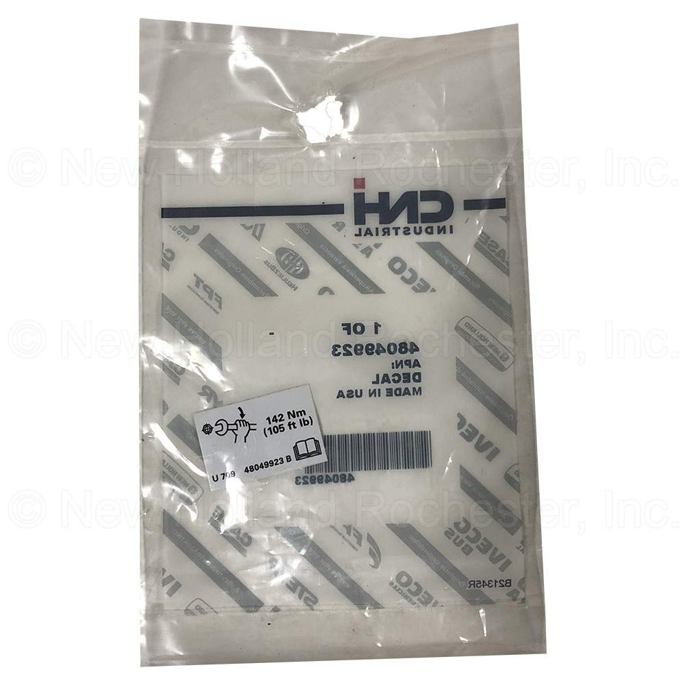New Holland Decal Part # 48049923