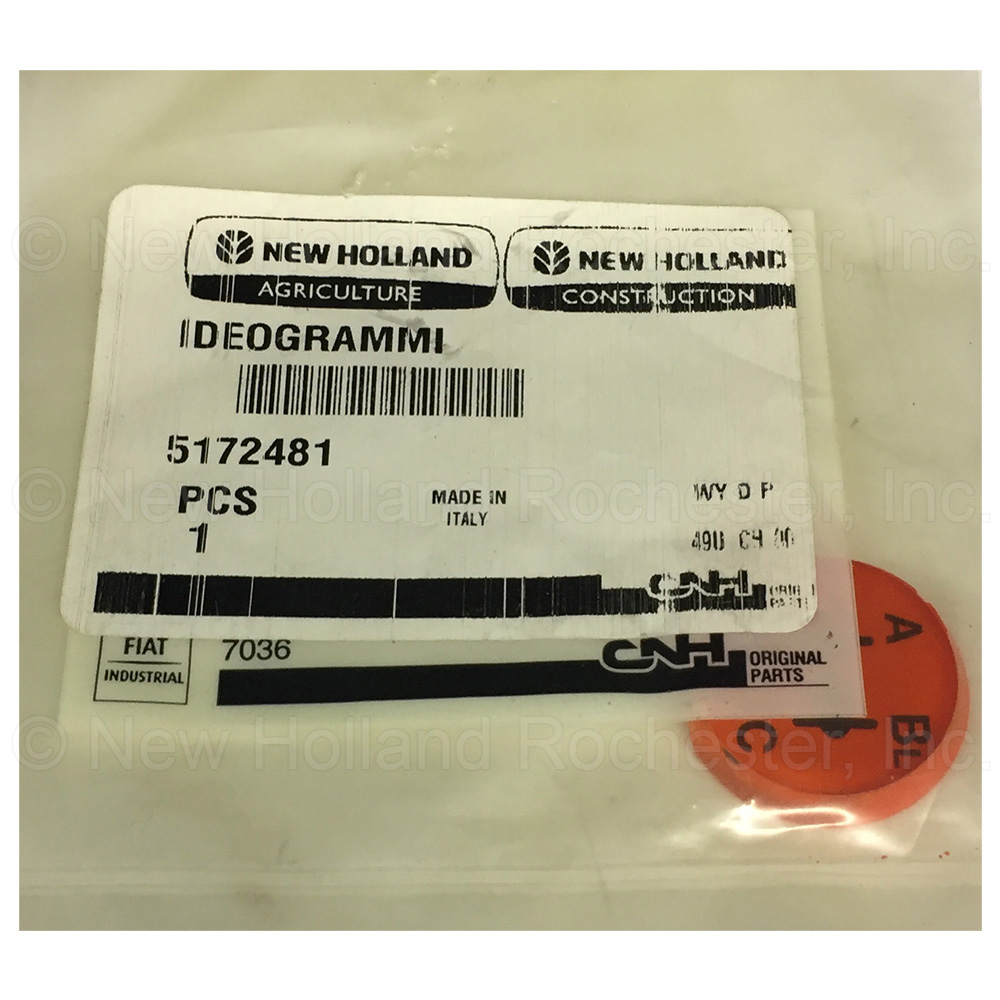 New Holland Symbols Part # 5172481 - Image 2