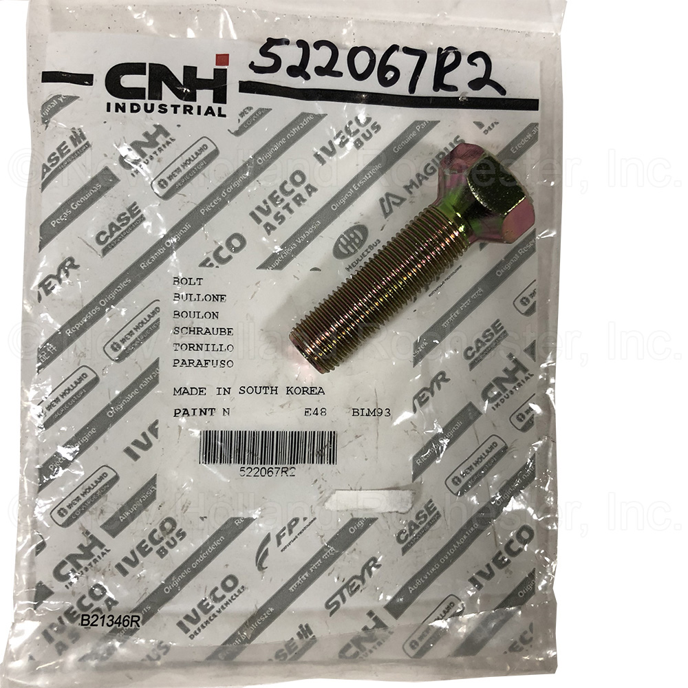 New Holland Bolt Part # 522067R2