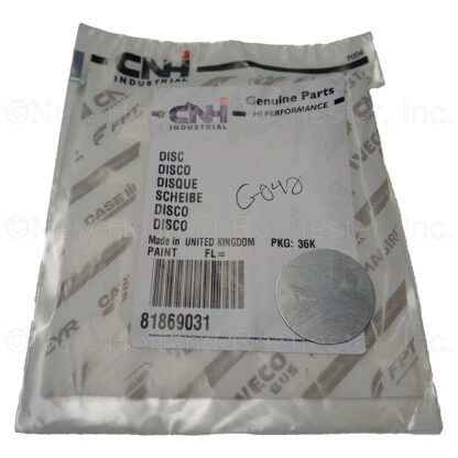 New Holland Disc Part # 81869031