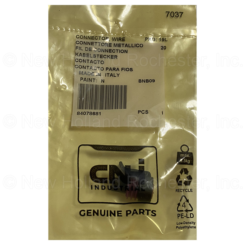 New Holland Connector Part # 84078681