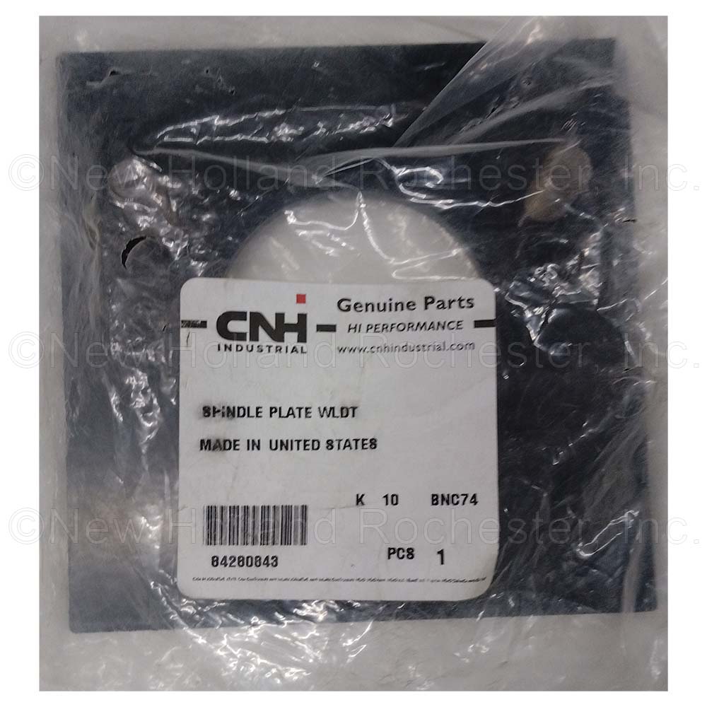 New Holland Plate Part # 84280843