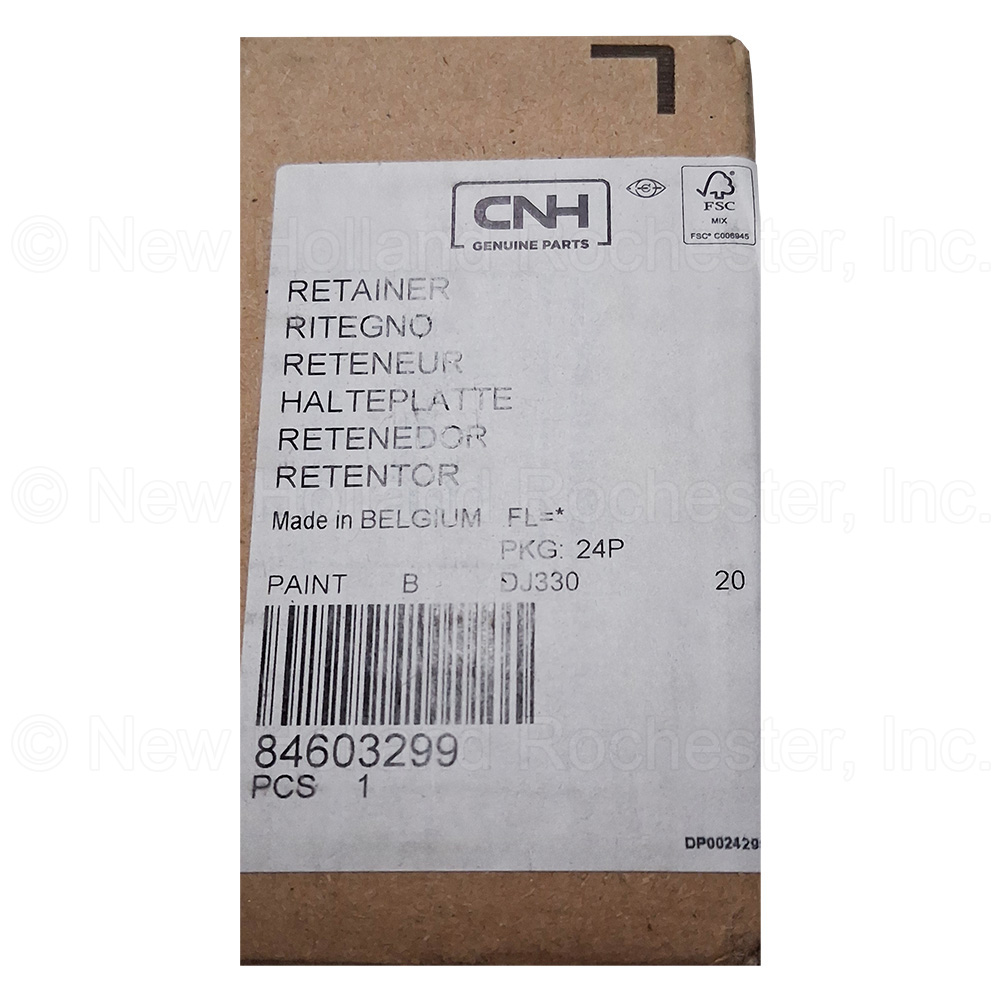 New Holland Retainer Part # 84603299 - Image 4