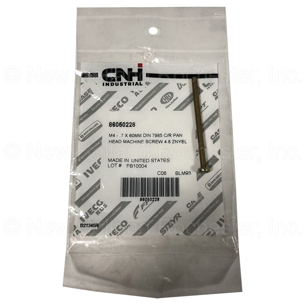 New Holland Screw Part # 86050228