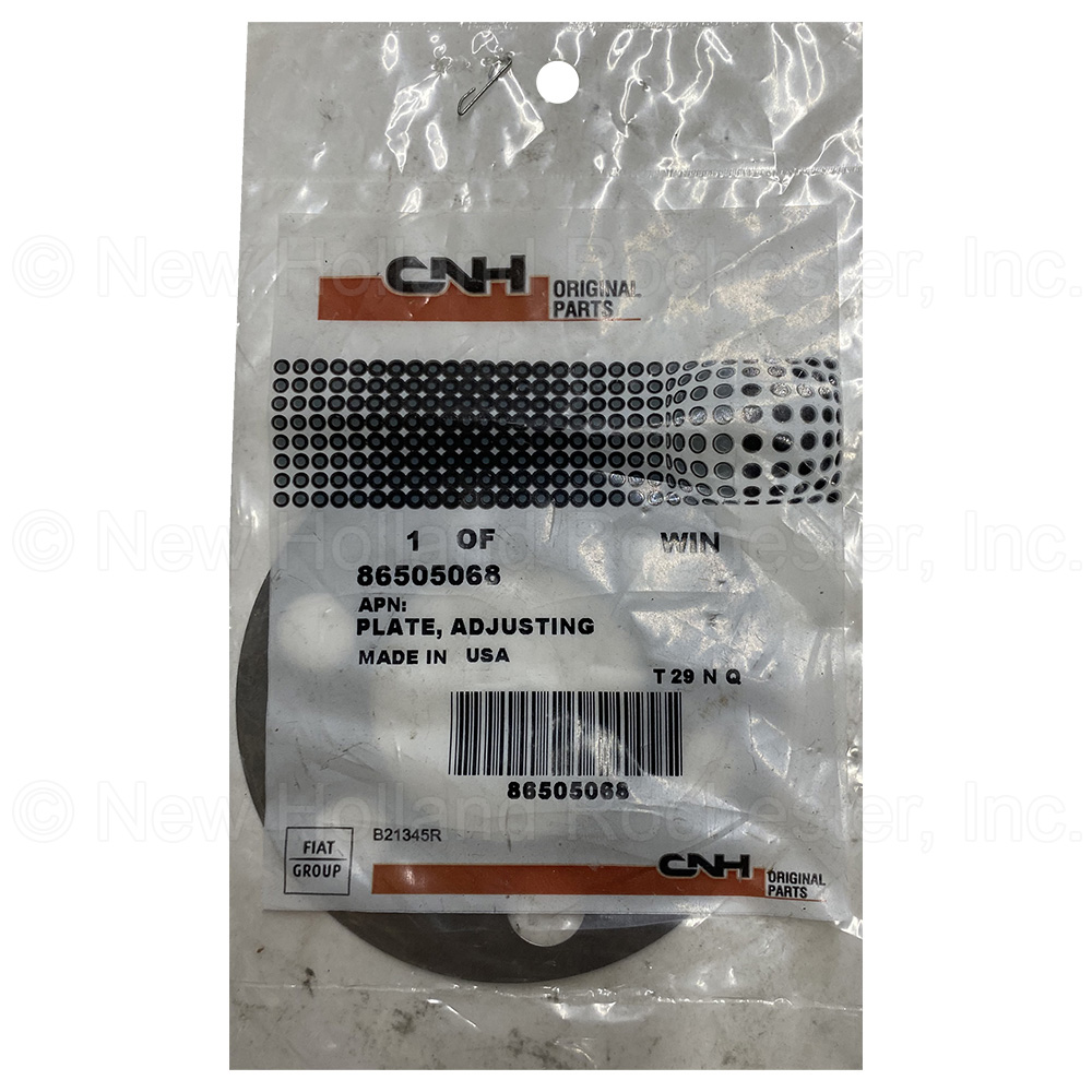 New Holland Adjusting Plate Part # 86505068 - Image 2