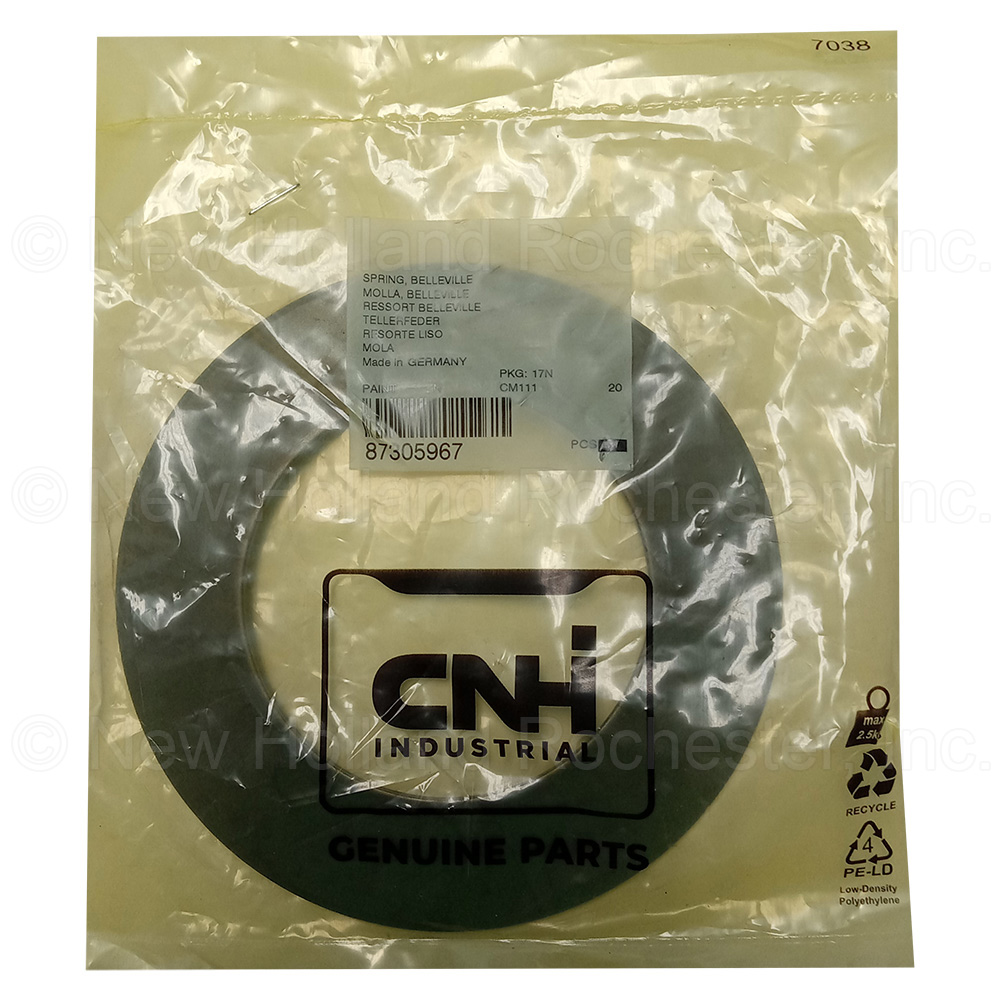 New Holland Belleville Spring Part # 87305967 - Image 3