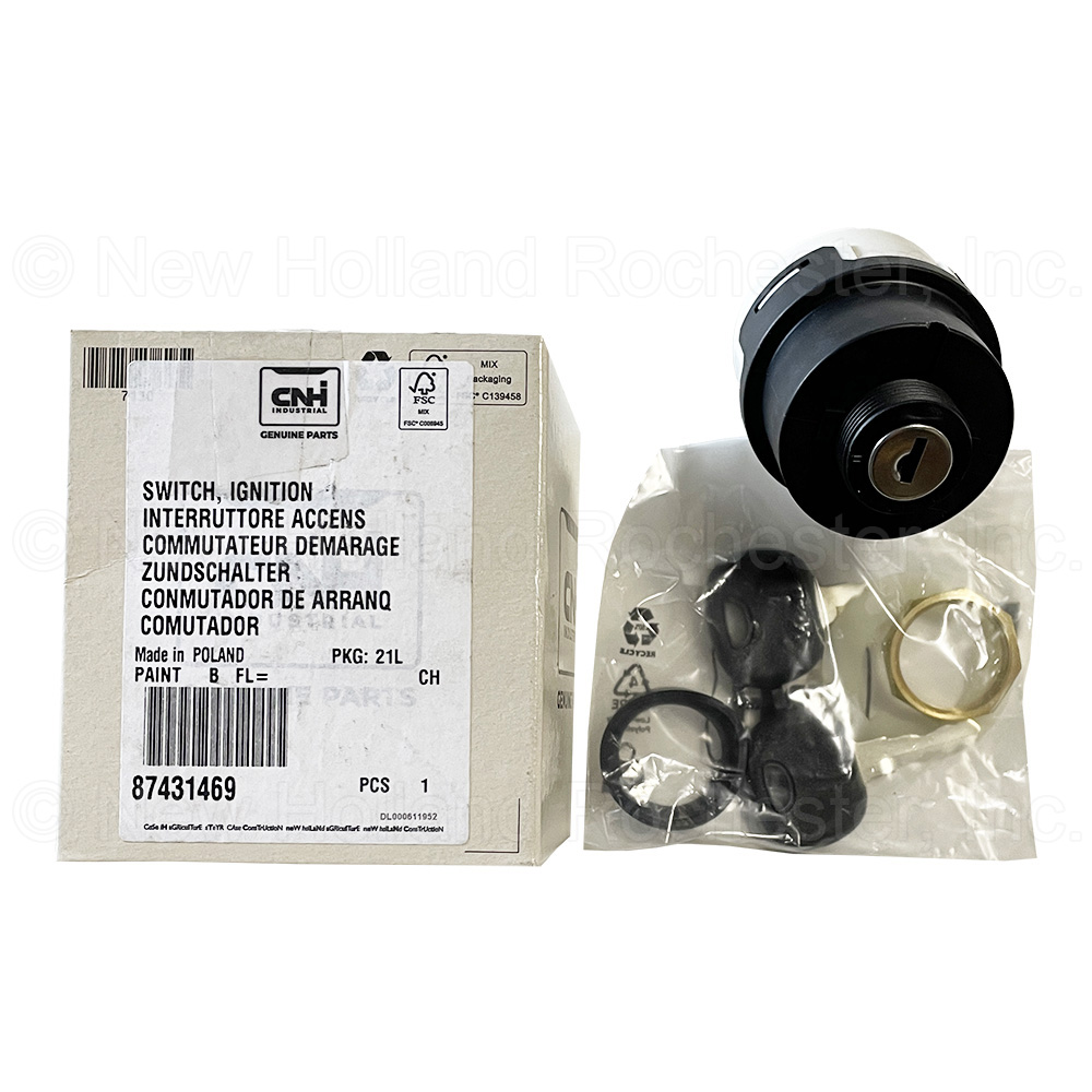 New Holland Ignition Swtich Part # 87431469