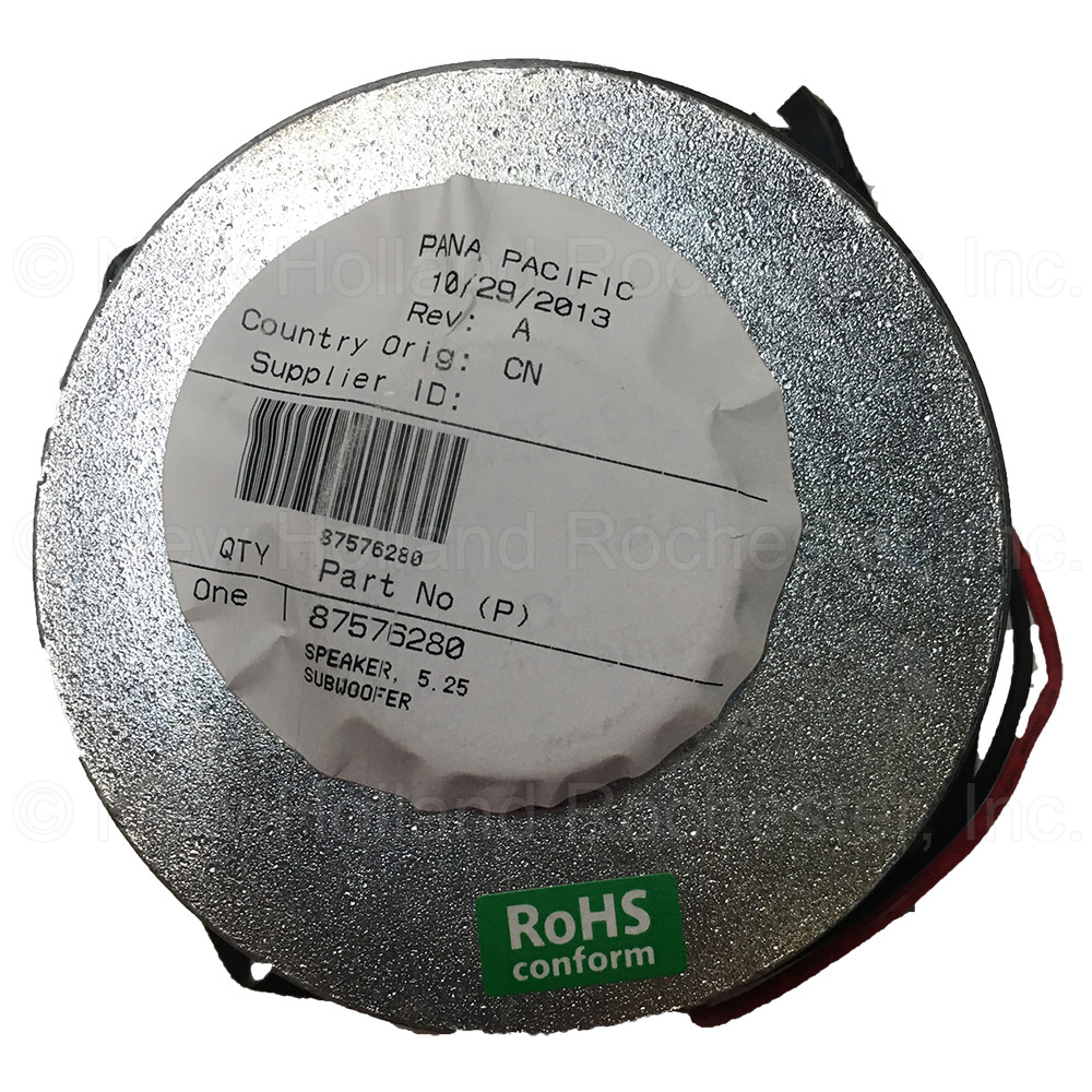 New Holland Speaker Part # 87576280 - Image 3