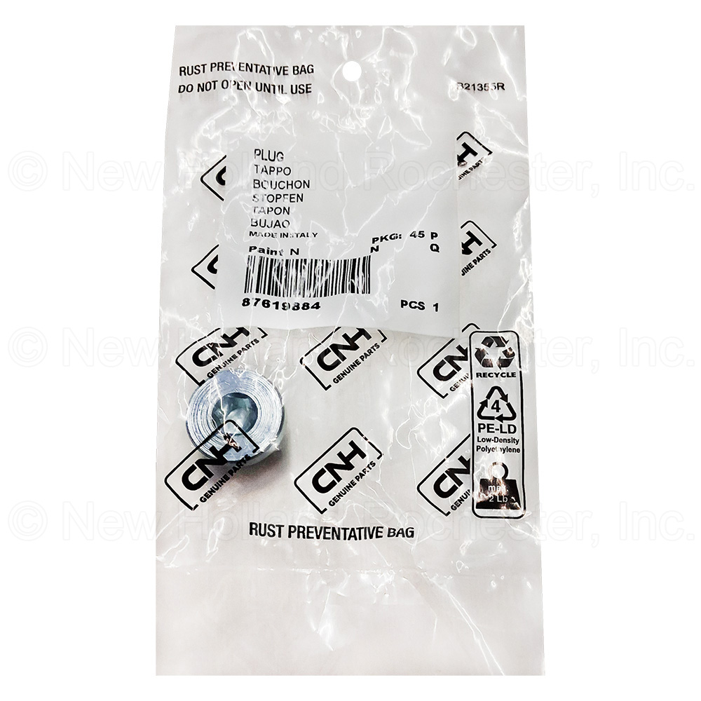 New Holland 3/8" Plug Part # 87619884