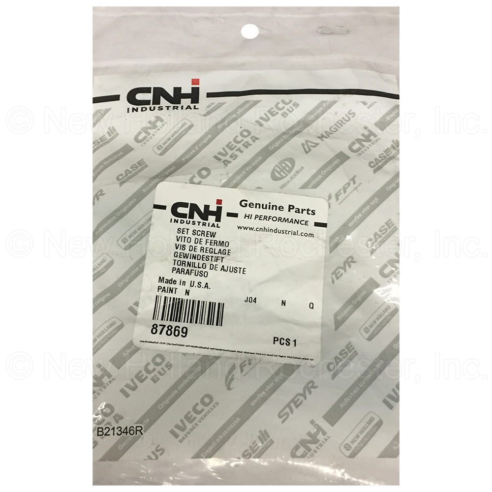 New Holland Set Screw Part # 87869 - Image 2