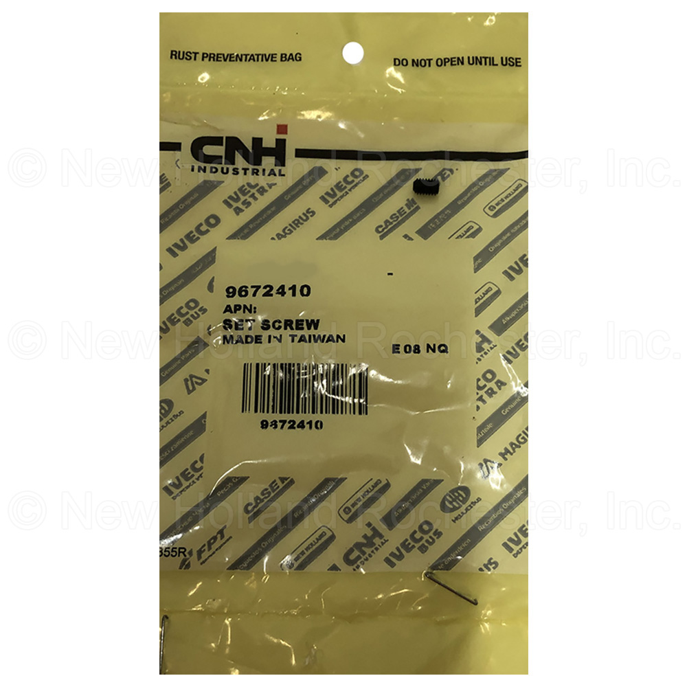 New Holland Set Screw Part # 9672410