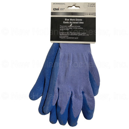 New Holland Blue Work Glove XL Part # BCNH6505XL