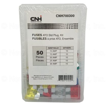 New Holland 50-Piece ATO Fuse Kit Part # CNH700300