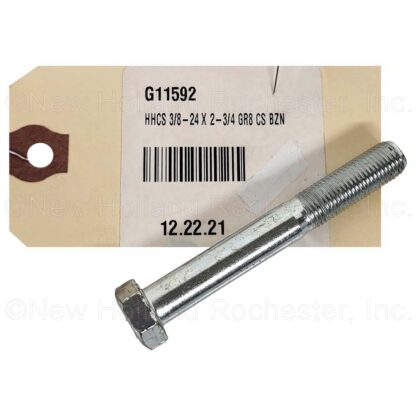 Kinze Hex Head Cap Screw 3/8" -24 x 2 3/4" Part # G11592